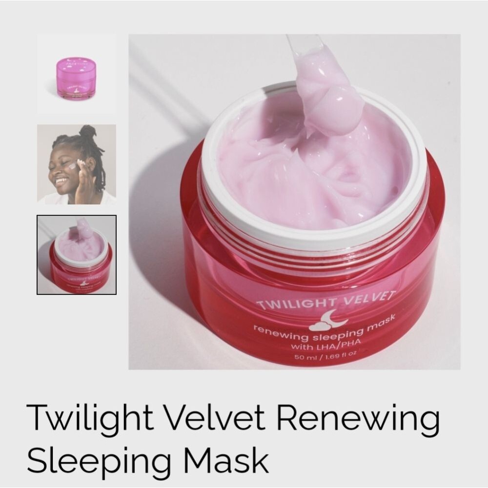 FaceTory Twilight Velvet Renewing Sleeping Mask w/ LHA & PHA (NIB / NWT)